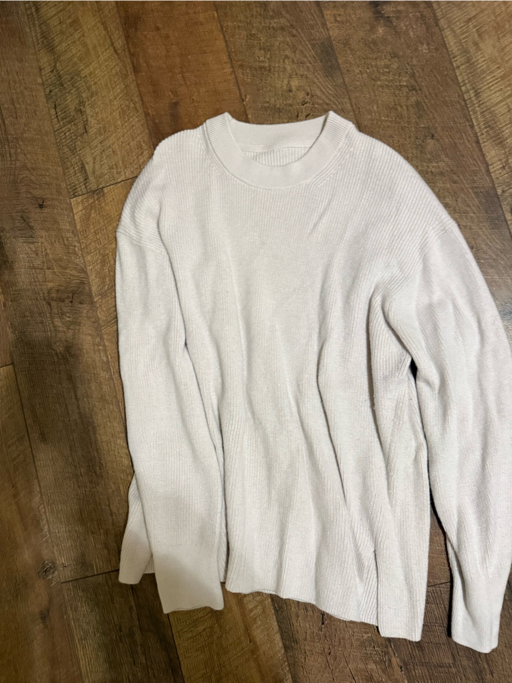 lululemon athletica Women's wool Sweater in Off-White L/XL